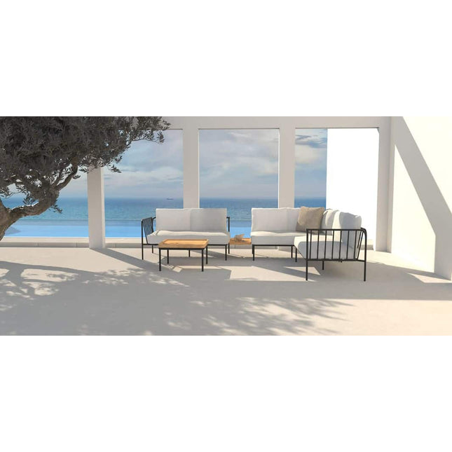 4 Seasons Outdoor Figaro modulair loungeset + salontafel 75 x 75 cm