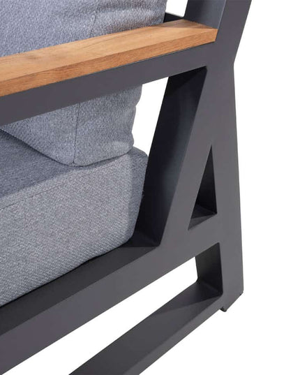 Taste 4SO Gigi Lounge Set Anthrazit ohne Couchtisch