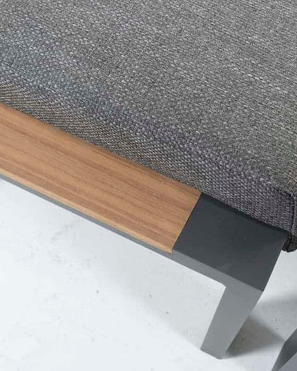 Taste 4SO Ingwer Lounge Set Anthrazit + Kaffeetabelle 120 x 64,5 cm