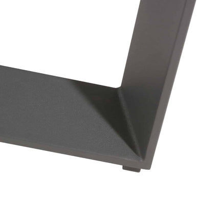 Taste 4SO Heritage tafel teak tafelblad 220 cm matt carbon