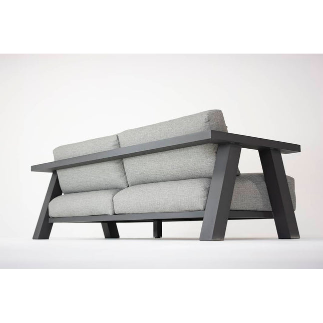 4 Seasons Outdoor Iconic loungeset + Forza hoge salontafel 120 x 70 x 55 cm