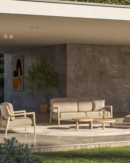 4 Seasons Outdoor Julia Lounge Set + SEM Kaffeetisch 60 Ø CM