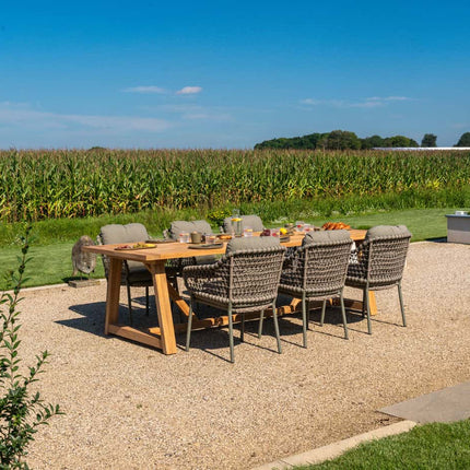 4 Seasons Outdoor Jura stapelbare dining stoel incl. 2 kussens