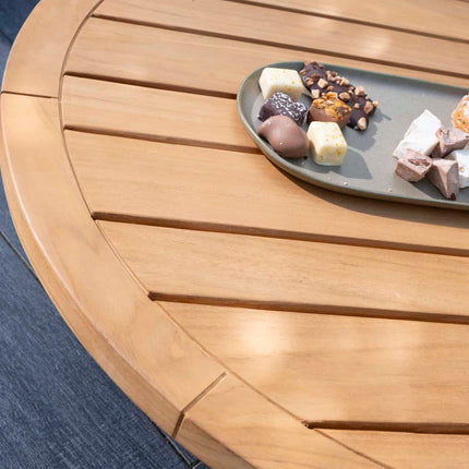 4 Seasons Outdoor Volta salontafel centrale poot olive 80 cm. Ø (H 30)