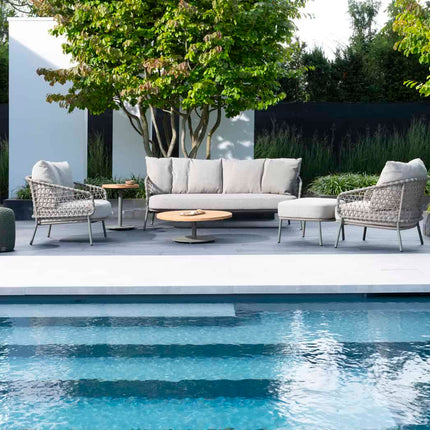 4 Seasons Outdoor Volta salontafel centrale poot olive 80 cm. Ø (H 30)