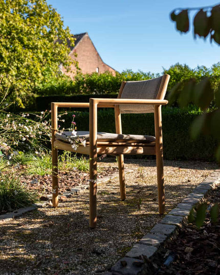 4 Seasons Outdoor Levi Stackbares Essen + Lucas Teaktabelle 240 cm