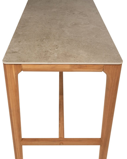 Taste 4SO Liam High Ess Tisch mit Keramiktisch Top 220 x 75 x 95 cm.