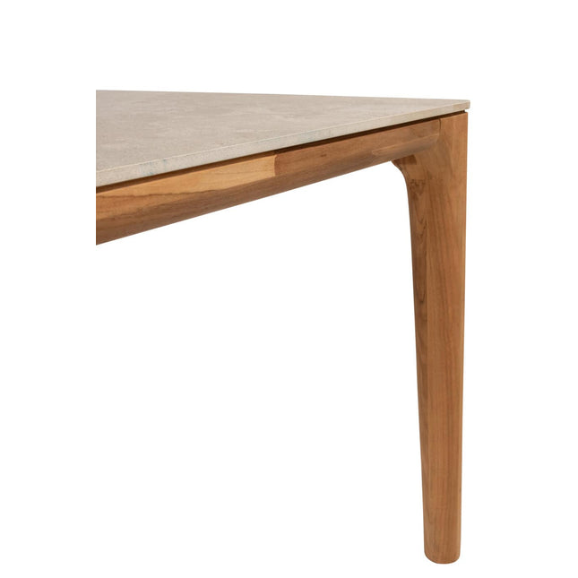 4 Seasons Outdoor Samos Essstuhl + Geschmack 4SO Liam Tisch mit Keramikplatten 240 cm