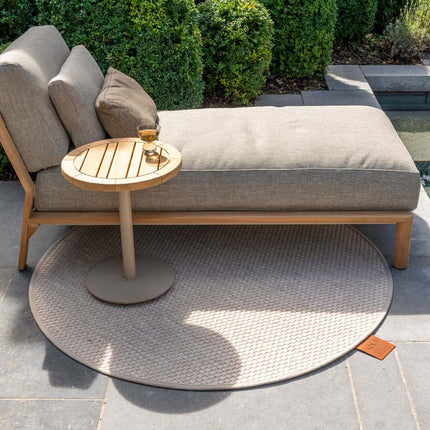 4 Seasons Outdoor Lucas ligbed teak incl. 3 kussens