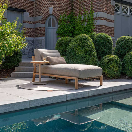 4 Seasons Outdoor Lucas ligbed teak incl. 3 kussens