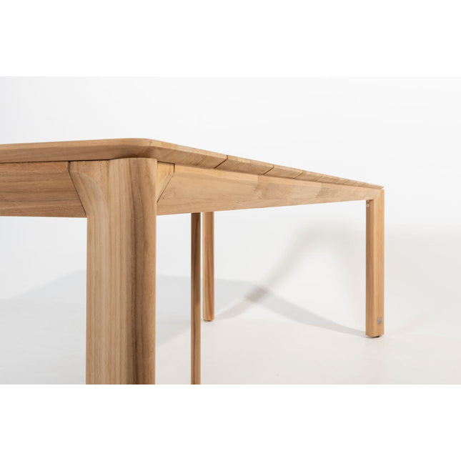 4 Seasons Outdoor Murcia dining olive + Lucas teak tafel 240 x 100 cm