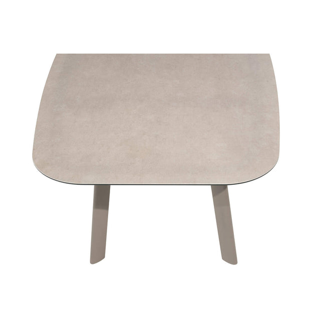 Taste 4SO Owen dining stoel + Manolo tafel cloud met geprint keramiek tafelblad 240 cm
