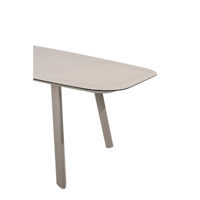 Taste 4SO Owen dining stoel + Manolo tafel cloud met geprint keramiek tafelblad 240 cm
