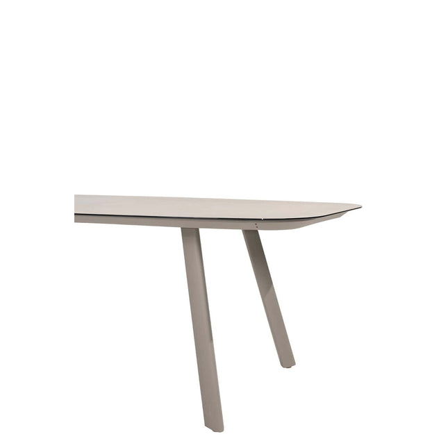 Taste 4SO Owen dining stoel + Manolo tafel cloud met geprint keramiek tafelblad 240 cm