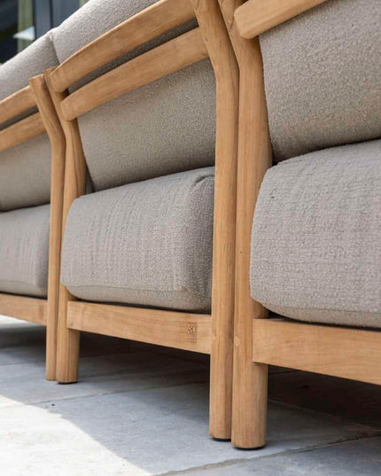 4 Seasons Outdoor Marie Chaise Lounge Bank + Lounge Stuhl