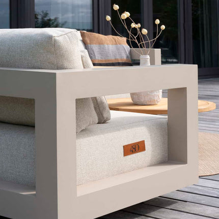 4 Seasons Outdoor Metropolitan 4-zits loungebank latte