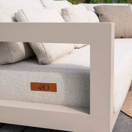 4 Seasons Outdoor Metropolitan 4-zits loungebank latte