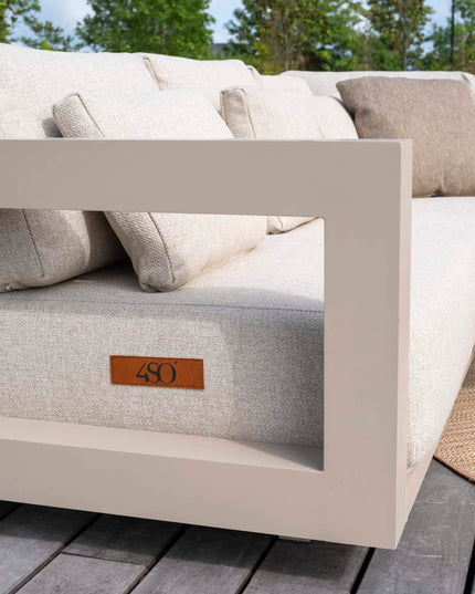 4 Seasons Outdoor Metropolitan loungeset latte + Pablo salontafels