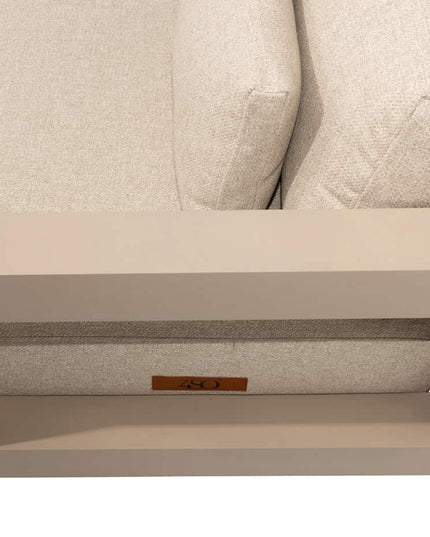 4 Seasons Outdoor Metropolitan Lounge Set Latte ohne Couchtisch