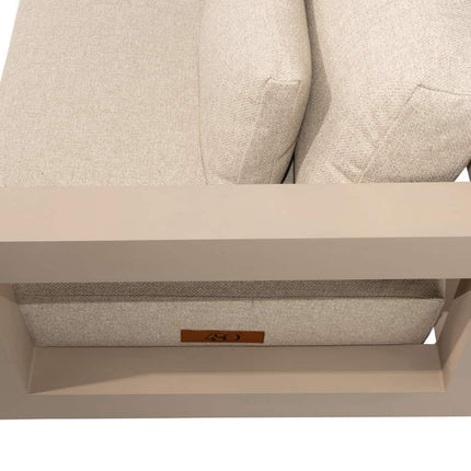 4 Seasons Outdoor Metropolitan 4-Sitzer-Lounge-Sofa Latte Latte