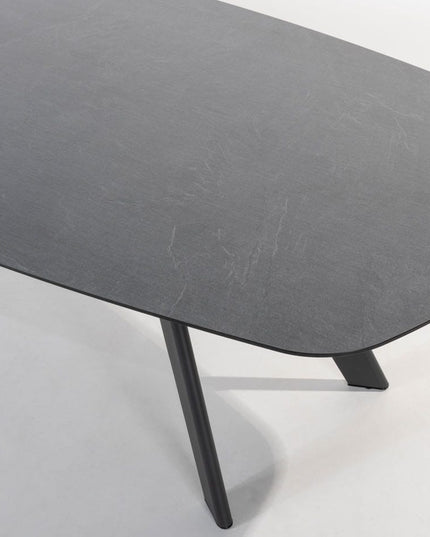 Taste 4SO Prego Dining + 4 Seasons Outdoor Montana Tisch HPL Slate Anthrazit 280 cm