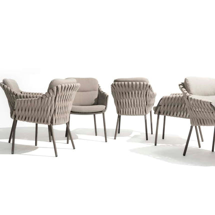 4 Seasons Outdoor Montera Essstuhl inkl. 2 Kissen