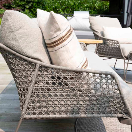 4 Seasons Outdoor Moretti 3-zits lounge bank incl. 3 kussens