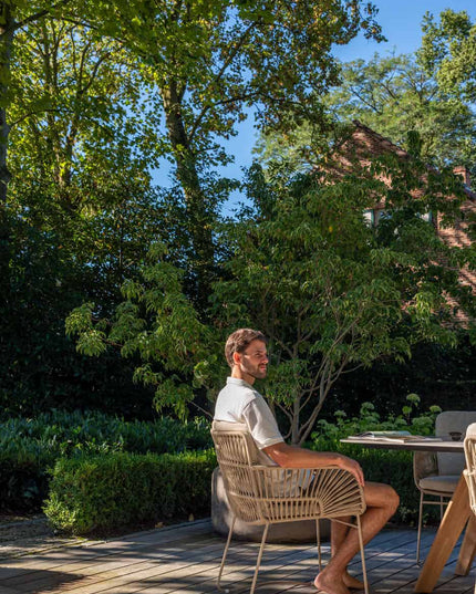4 Seasons Outdoor Murcia Dining Latte + Taste 4SO Noah Teak Tabelle 260 cm