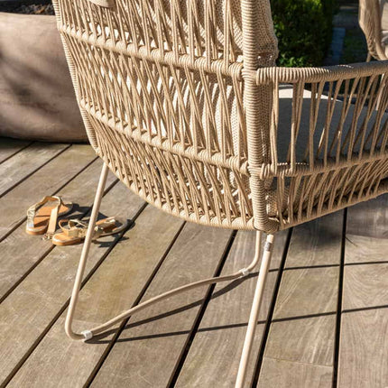 4 Seasons Outdoor Murcia Speisestuhl Latte inkl. 2 Kissen