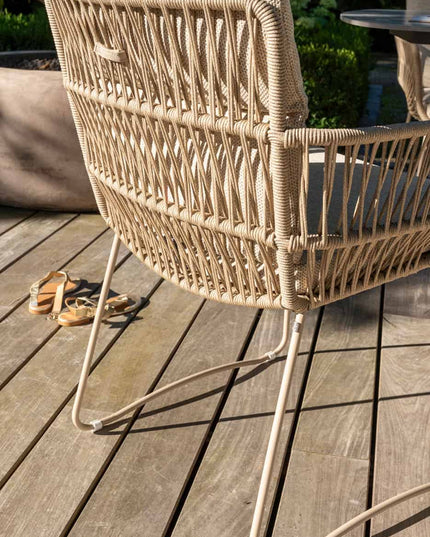 4 Seasons Outdoor Murcia Dining Latte + Taste 4SO Prado Teak Tisch Oval 240 cm