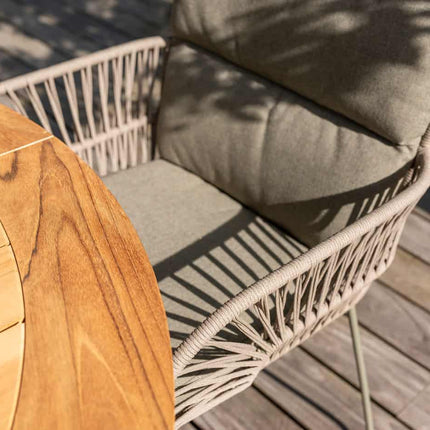 4 Seasons Outdoor Murcia Speisesuhl Olive inkl. 2 Kissen