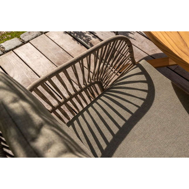 4 Seasons Outdoor Murcia dining stoel olive incl. 2 kussens