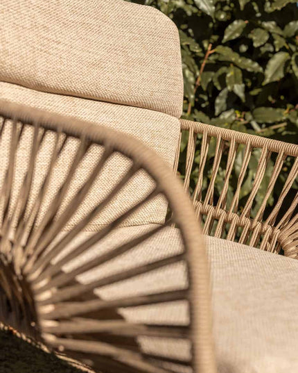 4 Seasons Outdoor Murcia Dining Latte + Taste 4SO Liam Teak Tabelle 180 cm