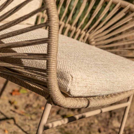 4 Seasons Outdoor Murcia Speisestuhl Latte inkl. 2 Kissen