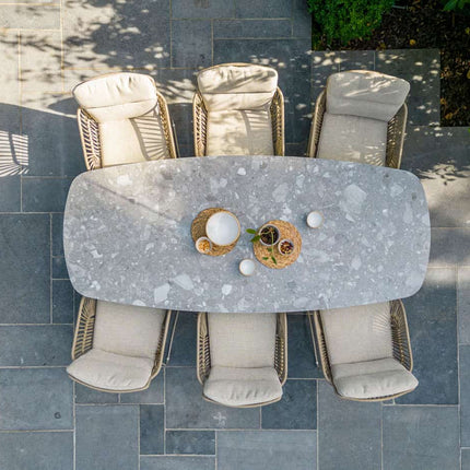 4 Seasons Outdoor Murcia Speisestuhl Latte inkl. 2 Kissen