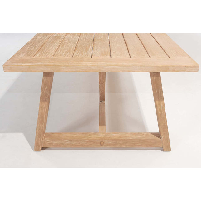 4 Seasons Outdoor Jura Dining + Taste 4SO Noah gebürstete Teaktisch 260 cm