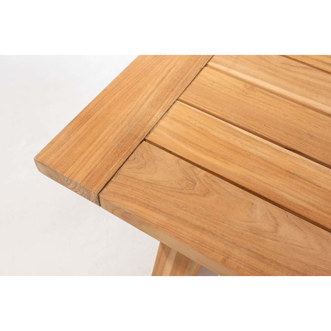 4 Seasons Outdoor Aprilla Ess Anthrazit + Geschmack 4SO Noah Teaktisch Anthrazit Basi