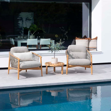 4 Seasons Outdoor Nora lounge stoel incl. kussens
