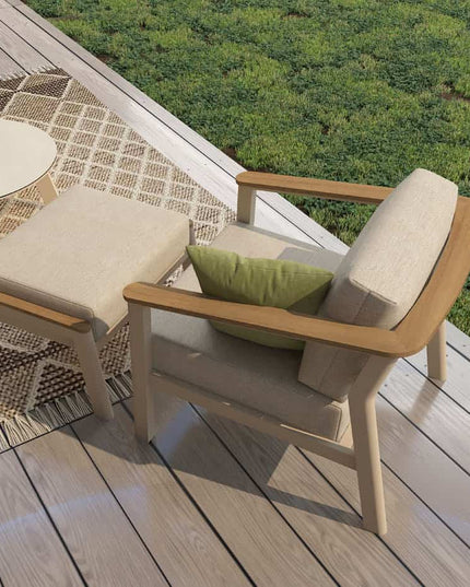Taste 4SO Olivia loungeset 3-zits lounge bank + 2x lounge stoel + Emma salontafels