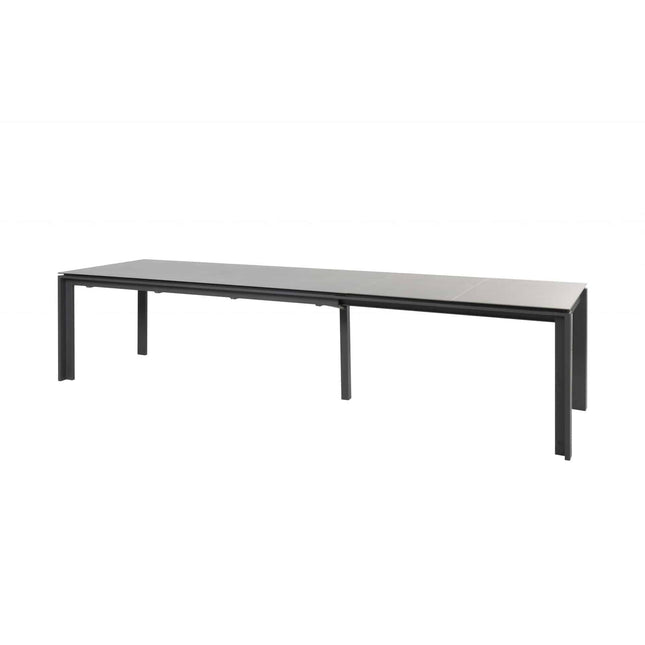 Taste 4SO Tosca dining antraciet + Optimum uitschuiftafel keramiek 220-280-340 cm