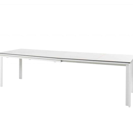 Taste 4SO Optimum Verschiebungen Tisch Keramik Weiß 160-220-280 cm