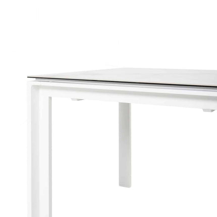 Taste 4SO Optimum Verschiebungen Tisch Keramik Weiß 160-220-280 cm