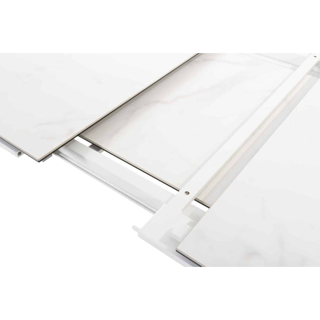 Taste 4SO Optimum uitschuiftafel keramiek wit 160-220-280 cm