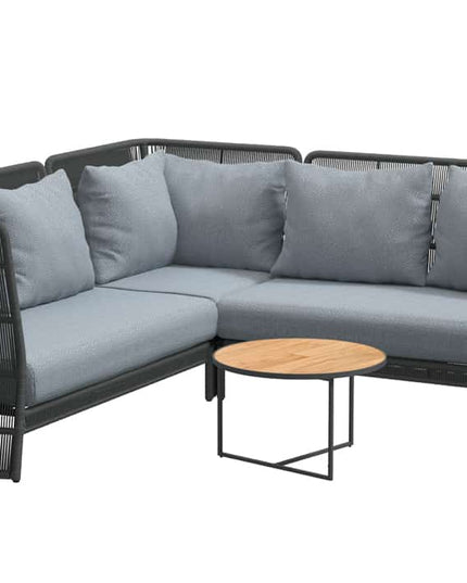 4 Seasons Outdoor Oriënt loungeset + Strada salontafel 73 Ø cm