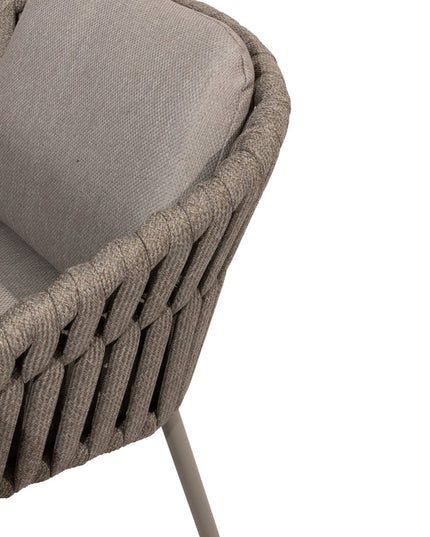 Taste 4SO Owen Essstuhl + Donato Esstisch 160 Ø CM Cloud + Lazy Susan