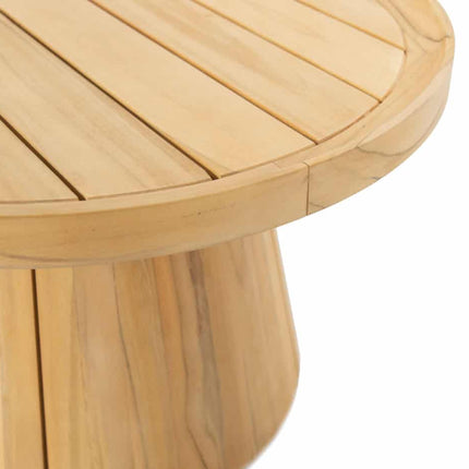 4 Seasons Outdoor Pablo salontafel teak 80 cm Ø (H 30)