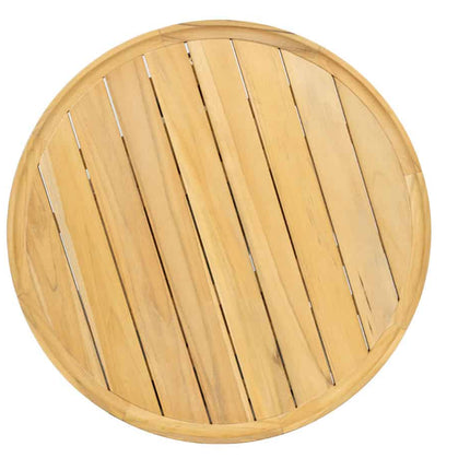 4 Seasons Outdoor Pablo salontafel teak 80 cm Ø (H 30)
