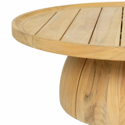 4 Seasons Outdoor Pablo salontafel teak 80 cm Ø (H 30)