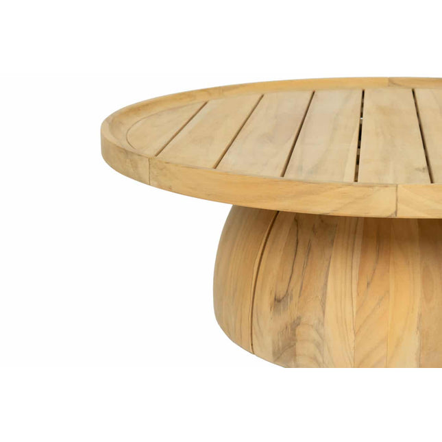 4 Seasons Outdoor Pablo salontafel teak 80 cm Ø (H 30)