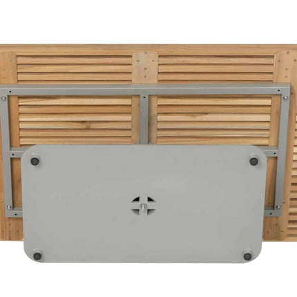 4 Seasons Outdoor Plato salontafel teak tafelblad 120 x 75 x 35 cm